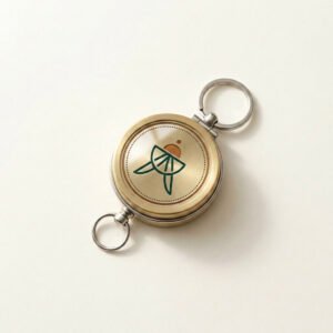 compass keychain — Aithera Goodies Co.