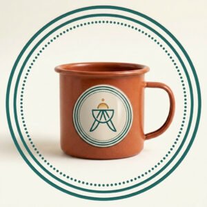 enamel mug rust — Aithera Goodies Co.